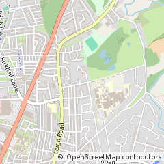 Map of Leigh, Greater Manchester