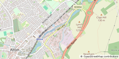 Map of Alton, Hampshire
