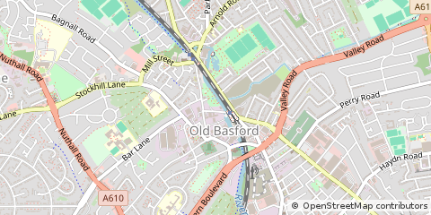 Map of Nottingham