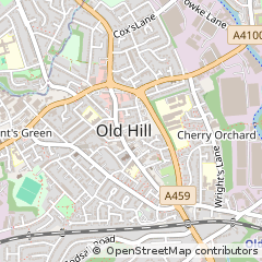 Map of Cradley Heath, West Midlands