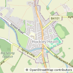 Map of Solihull, West Midlands