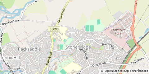 Map of Frome, Somerset