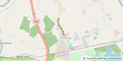 Map of Reading, Berkshire