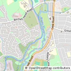 Map of Stoke-on-Trent, Staffordshire