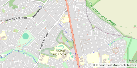 Map of Luton