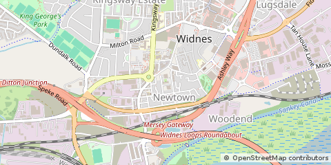 Map of Widnes