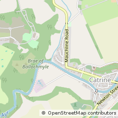 Map of Catrine, Ayrshire