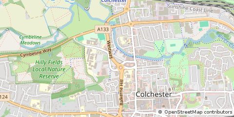 Map of Colchester, Essex
