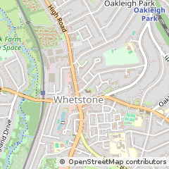 Map of Whetstone, London