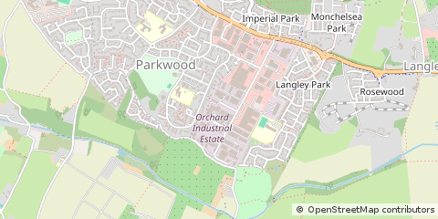 Map of Maidstone, Kent