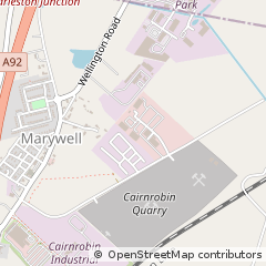 Map of Marywell, Aberdeen