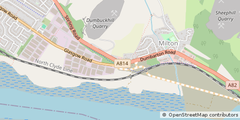 Map of Dumbarton