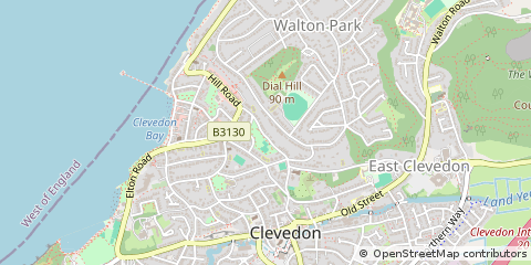 Map of Clevedon