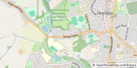 Map of Derby, Derbyshire