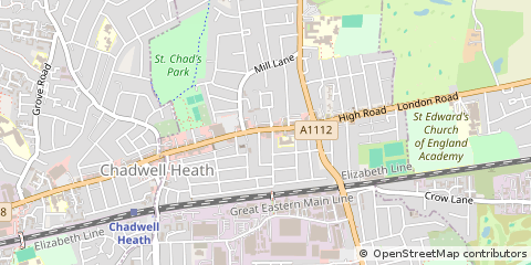 Map of Romford