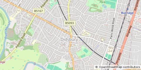 Map of Manchester