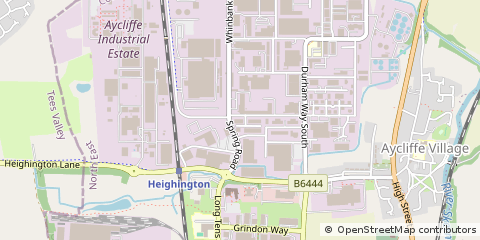 Map of Newton Aycliffe