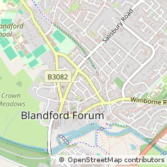 Map of Blandford Forum