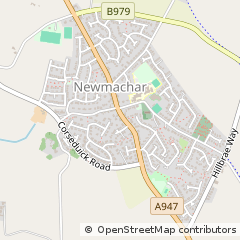 Map of Newmachar, Aberdeenshire