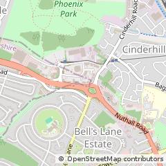 Map of Nottingham