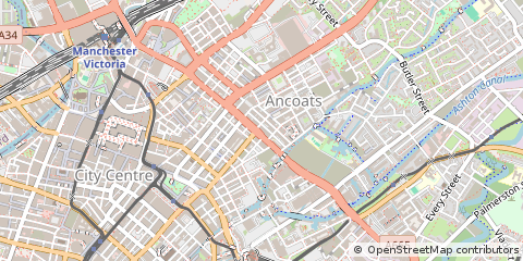 Map of Manchester