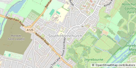 Map of Rainham