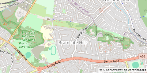 Map of Nottingham