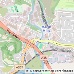 Map of Plymouth, Devon