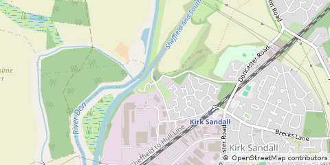Map of Doncaster, South Yorkshire