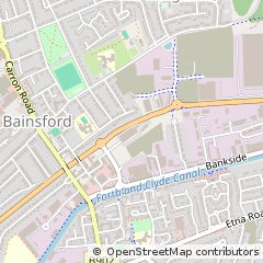 Map of Falkirk