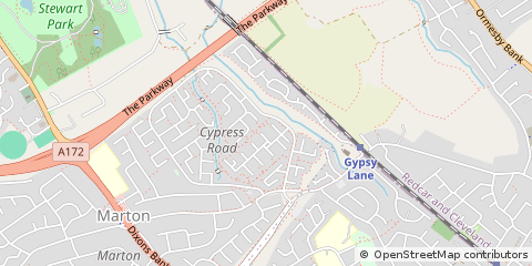 Map of Middlesbrough