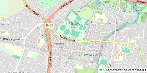 Map of Ruislip, Northolt