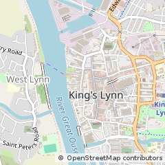Map of King's Lynn, Norfolk