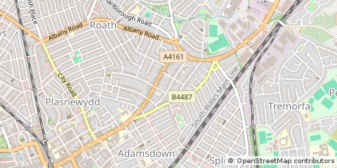 Map of Cardiff