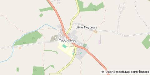 Map of Atherstone, Warwickshire