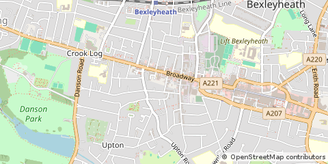 Map of Bexleyheath