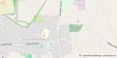 Map of Leicester, Leicestershire
