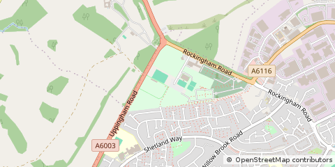 Map of Corby, Northamptonshire
