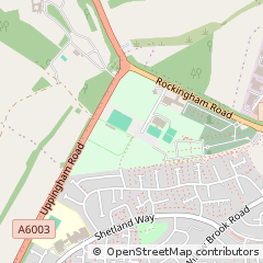 Map of Corby, Northamptonshire