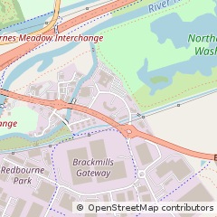 Map of Northampton