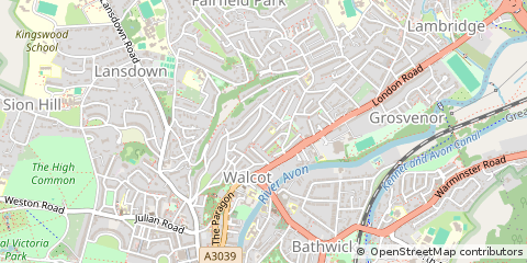 Map of Bath