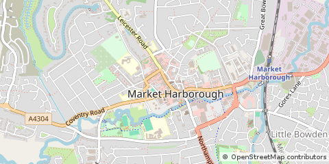 Map of Leicestershire