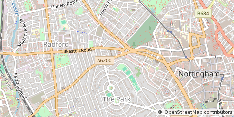 Map of Nottingham