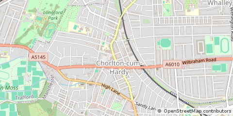 Map of Manchester