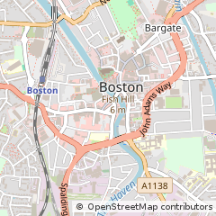 Map of Boston, Lincolnshire