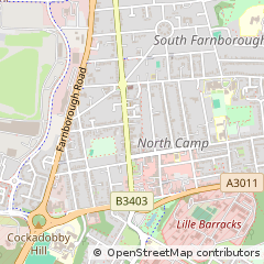 Map of Farnborough, Cheshire
