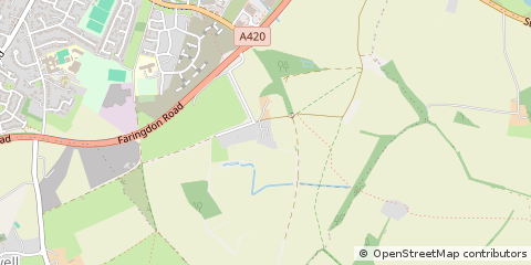 Map of Faringdon, Oxfordshire