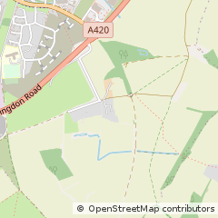 Map of Faringdon, Oxfordshire