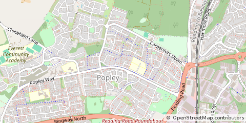 Map of Basingstoke, Hampshire