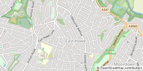 Map of Bournemouth